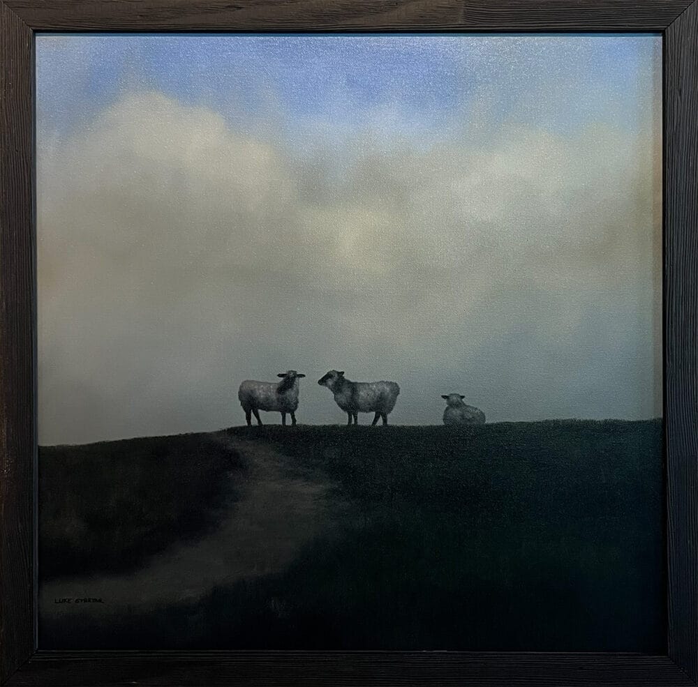 Sheep on Hillside