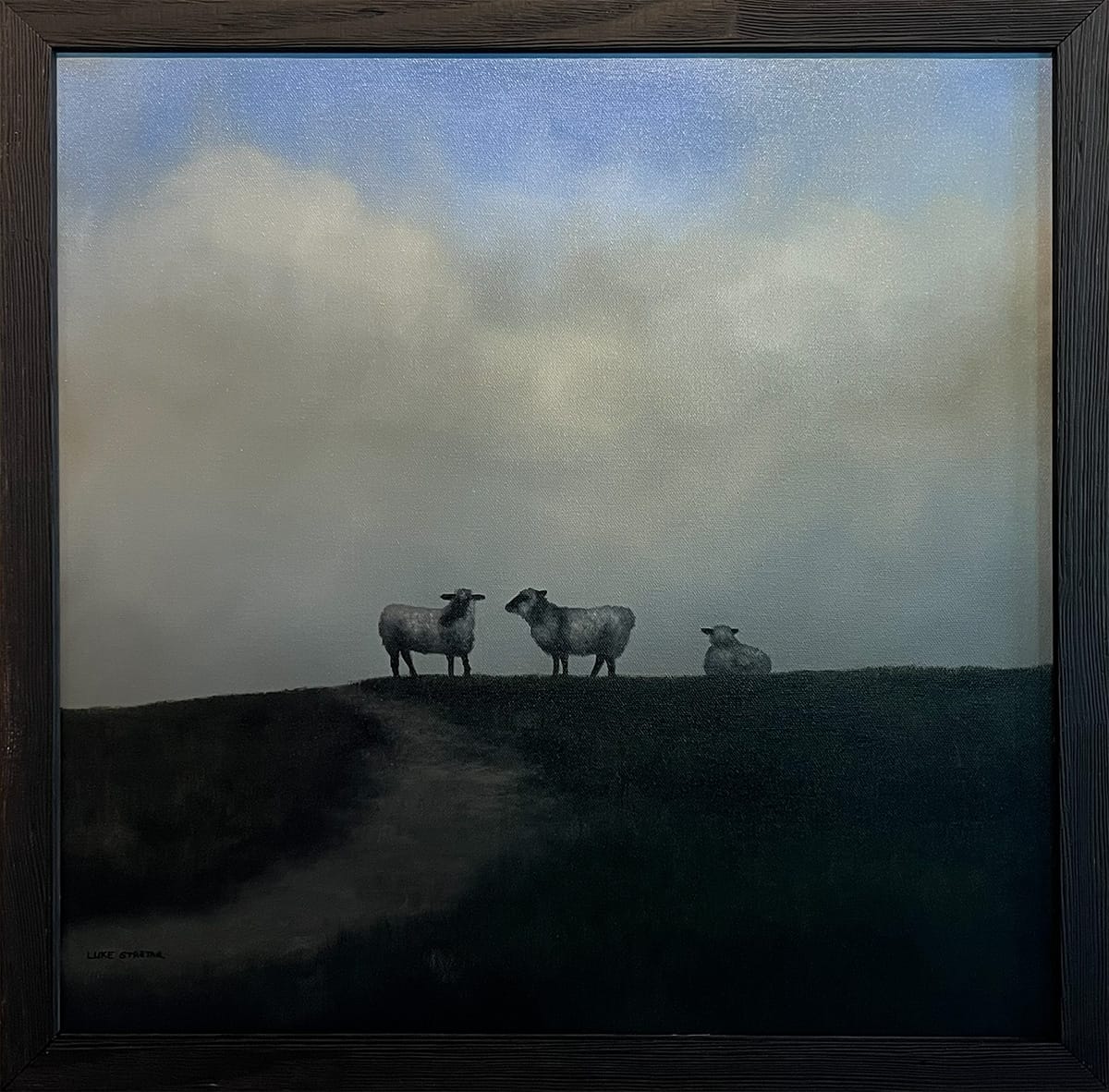 Sheep on Hillside